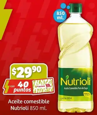 Aceite comestible Nutrioli 850 ml.