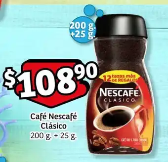 Soriana Mercado Café Nescafé Clásico 200 g. + 25 g. oferta