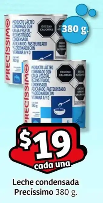 Soriana Mercado Leche condensada Precíssimo 380 g. oferta
