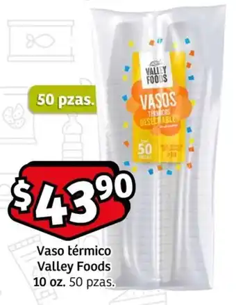 Soriana Mercado Vaso térmico Valley Foods 10 oz. 50 pzas. oferta