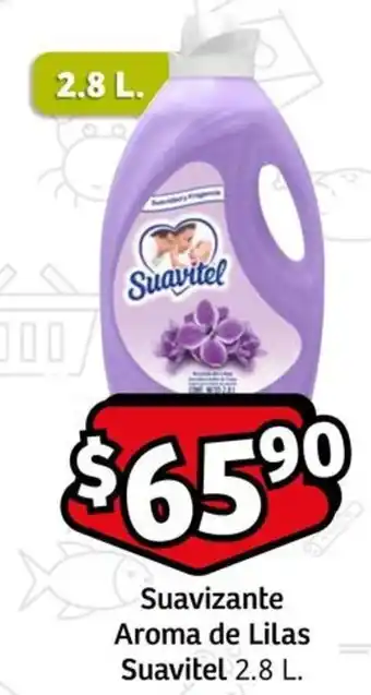 Soriana Mercado Suavizante Aroma de Lilas Suavitel 2.8 L. oferta