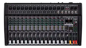 Mercado Libre Onax Pro Sx 16 Ch Mezcladora Amplificada Audio Fx Bt Usb +48 oferta