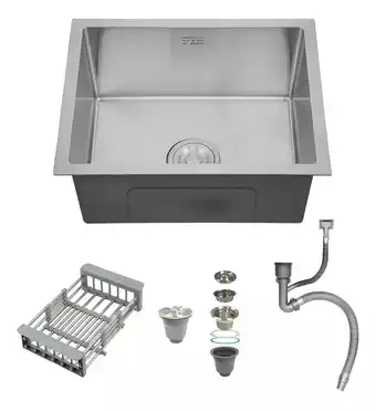 Fregadero De Cocina 304 Acero 5045 Con Escurridor Móvil