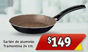 Soriana Mercado Sartén de aluminio Tramontina 24 cm. oferta