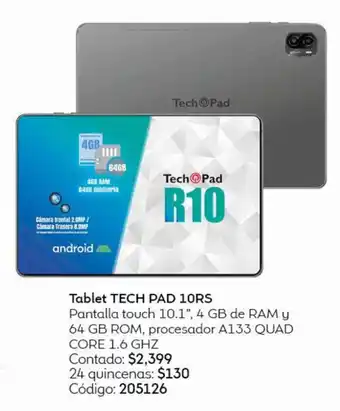 Tablet TECH PAD 10RS