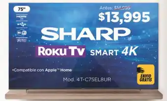 Chedraui SHARP ROKU TV SMART 4K oferta