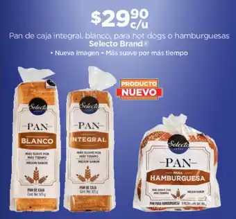 Chedraui Pan de caja integral, blanco, para hot dogs o hamburguesas Selecto Brand oferta