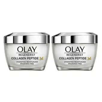 Crema Facial con Péptidos de Colágeno y Vitamina B3, Olay Regenerist, 2 piezas