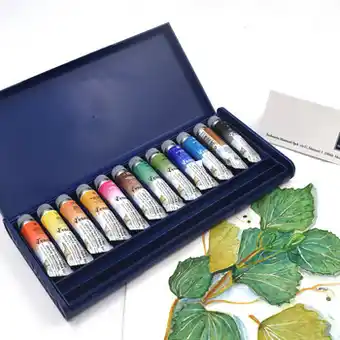Maimeri Venezia Estuche de Acuarelas con 12 Tubos de 15ml