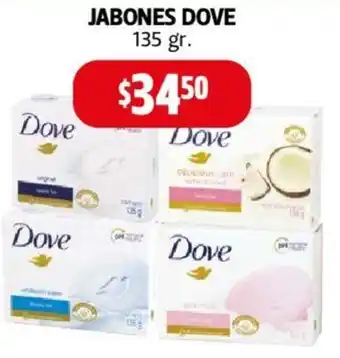 Farmacias Guadalajara JABONES DOVE 135gr oferta