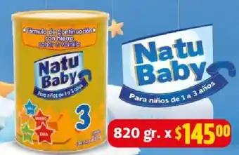 Farmacias Guadalajara Natu Baby Porg niños de 1 a 3 años 820gr oferta
