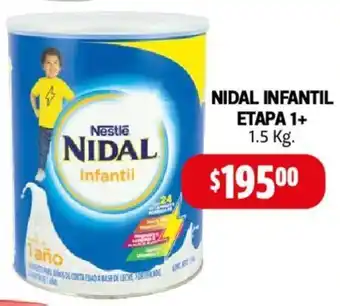 Farmacias Guadalajara NIDAL INFANTIL ETAPA 1+ 1.5kg oferta