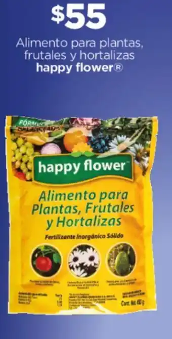 Chedraui happy flower Alimento para plantas, frutales y hortalizas oferta