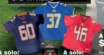 Jersey NFL VARIOS CÓDIGOS