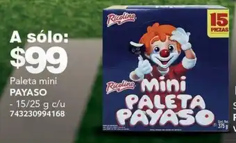 Paleta mini PAYASO 15/25g