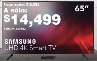 City Club SAMSUNG UHD 4K Smart TV 65" oferta