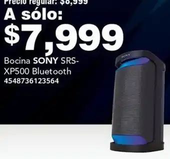 City Club Bocina SONY SRS-XP500 Bluetooth oferta