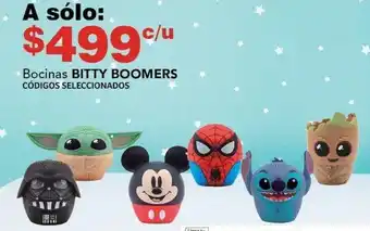 City Club Bocinas BITTY BOOMERS CÓDIGOS SELECCIONADOS oferta