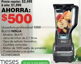 City Club Licuadora profesional 1000 BL610 NINJA oferta