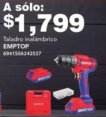 EMPTOP Taladro inalámbrico