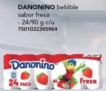 City Club DANONINO bebible sabor fresa 24/90g oferta