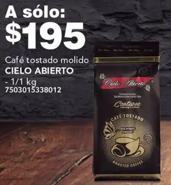 City Club Café tostado molido CIELO ABIERTO 1/1kg oferta