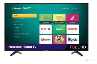 Mercado Libre Smart Tv Hisense Full Hd 40 Pulgadas Con Roku H4 Serie oferta