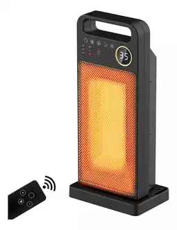 Mercado Libre Calefactor Eléctrico Giratorio Con Mando A Distancia oferta