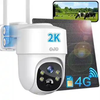 Mercado Libre Ojo 2k Solar Cámara De Seguridad Exterior Tarjeta Sim 4g oferta