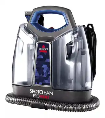 Aspiradora lava tapizados De tacho Bissell SpotClean ProHeat 2694 1.09L gris oscuro y azul marino 120V