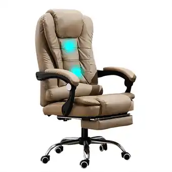 Mercado Libre Silla Oficina Ergonómica Reclinable Ajustable Con Reposapiés oferta