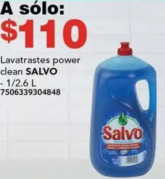 City Club Lavatrastes power clean SALVO 1/2.6L oferta
