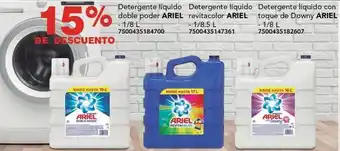 City Club Detergente líquido doble poder ARIEL 1/8L oferta