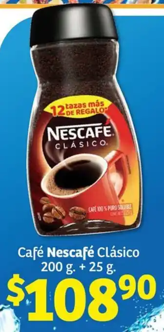 Soriana Híper Café Nescafé Clásico 200g+ 25g oferta