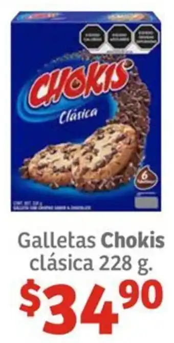 Soriana Híper Galletas Chokis clásica 228g oferta