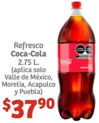 Soriana Híper Refresco Coca-Cola 2.75L oferta