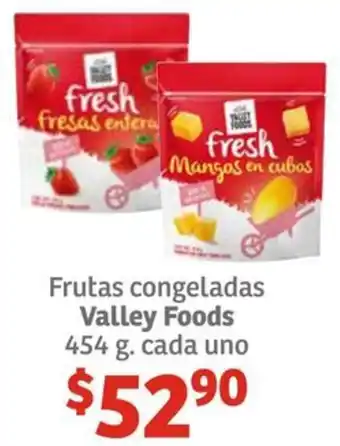 Soriana Híper Frutas congeladas Valley Foods 454g oferta
