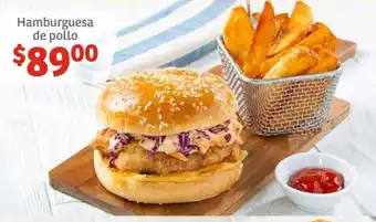 Soriana Híper Hamburguesa de pollo oferta