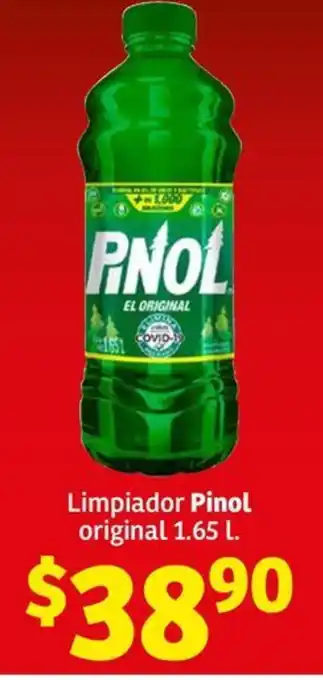 Soriana Híper Limpiador Pinol original 1.65L oferta