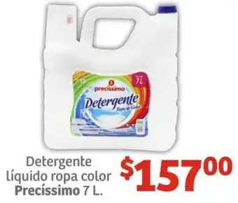 Soriana Híper Detergente Líquido ropa color Precíssimo 7L oferta