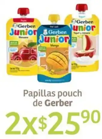 Soriana Híper Papillas pouch de Gerber x 2 oferta