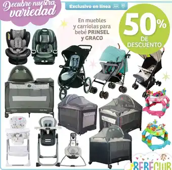 En muebles y carriolas para bebé PRINSEL y GRACO