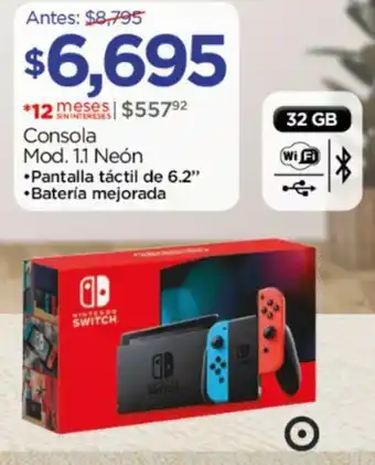 Chedraui Consola Mod. 1.1 Neón oferta