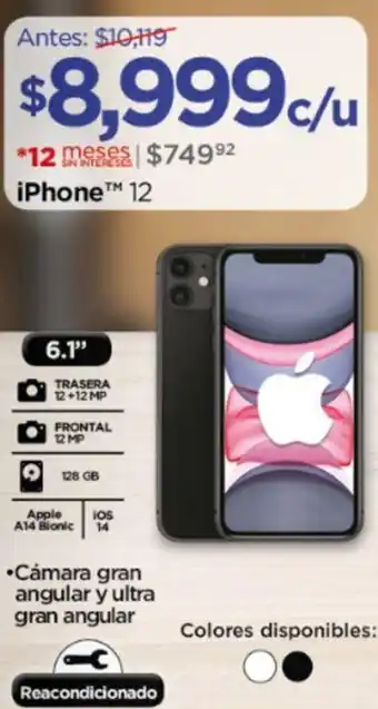 Chedraui iPhone 12 oferta