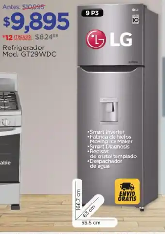 Chedraui Refrigerador Mod. GT29WDC oferta