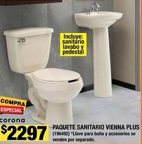 PAQUETE SANITARIO VIENNA PLUS