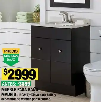 The Home Depot MUEBLE PARA BAÑO MADRID oferta