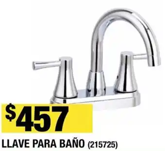 The Home Depot LLAVE PARA BAÑO oferta
