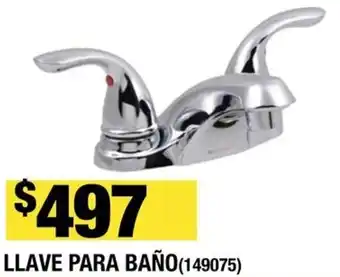 The Home Depot LLAVE PARA BAÑO oferta