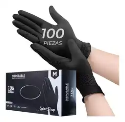 Mercado Libre Guantes De Nitrilo Vinil Libre De Latex Azul Negro Sin Polvo oferta